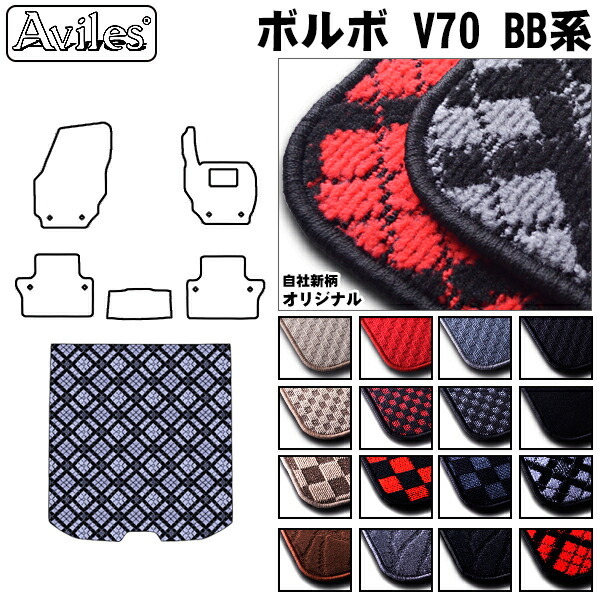 ボルボV70 BB系  トランクマット ※2/4WD兼用 ラゲッジマット