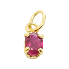 ma chere - K18 マシェリペンダント 7月ルビー