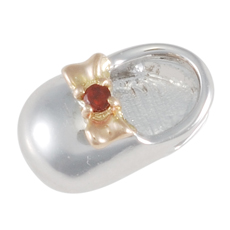 baby's Shoe - SV/K18PG - 1月 ガーネット