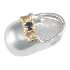 baby's Shoe - SV/K18PG - 9月 サファイア