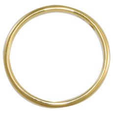 Link Love - ・・・& - K18 2mm甲丸Lリング