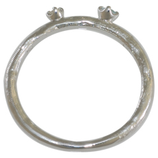 Hieroglyph - Heket -K10WGドロップアクアマリンリング