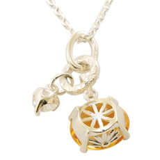 wishing stone pendant - SV ウィッシングストーンペンダント イエロー