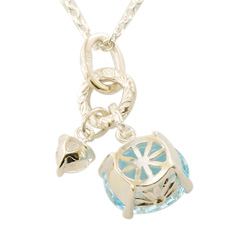 wishing stone pendant - SV ウィッシングストーンペンダント ブルー