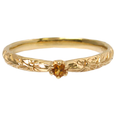 Luce - K14YG ルーチェリング 11月シトリン