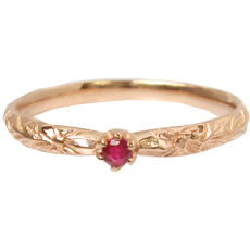 Luce - K14PG ルーチェリング 7月ルビー