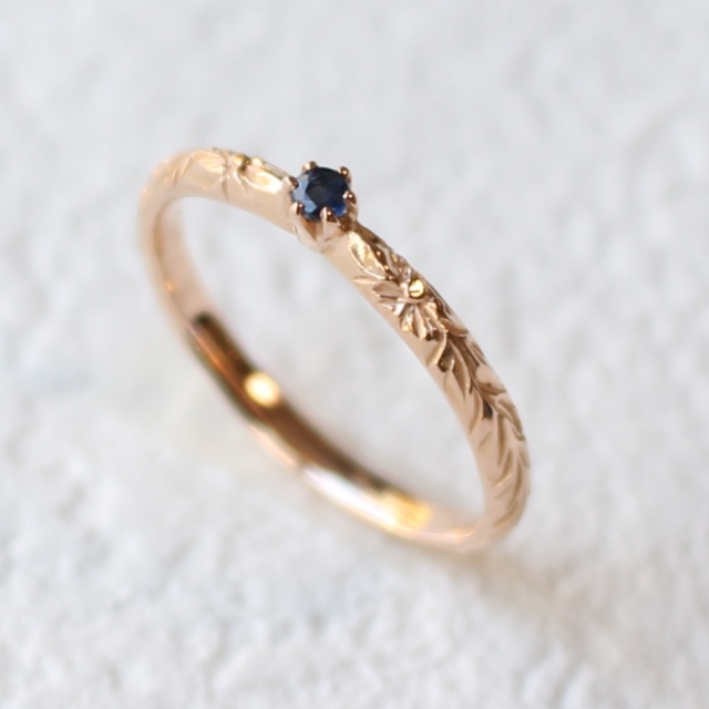 Luce-K14PGルーチェリング9月サファイヤ