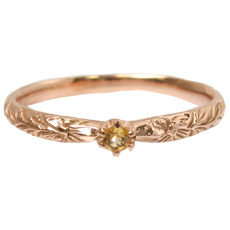 Luce - K14PG ルーチェリング 11月シトリン