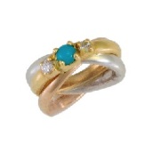 脇メレトリプレットターコイズ