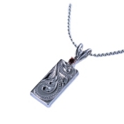 Hawaiianバースストーンペンダント - SV925 - 1月 ガーネット