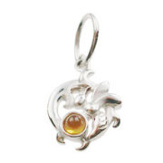 Hieroglyph - Wishing Miw - K18WG Bit シトリン ペンダントヘッド