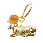 Hieroglyph - Wishing Miw - K18 Hathor ファイヤーオパール ペンダントヘッド