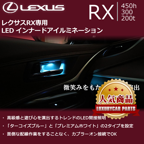 レクサス RX専用 LEDインナードアイルミネーション