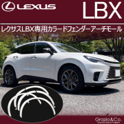 レクサスLBX専用 カラードフェンダーアーチモール