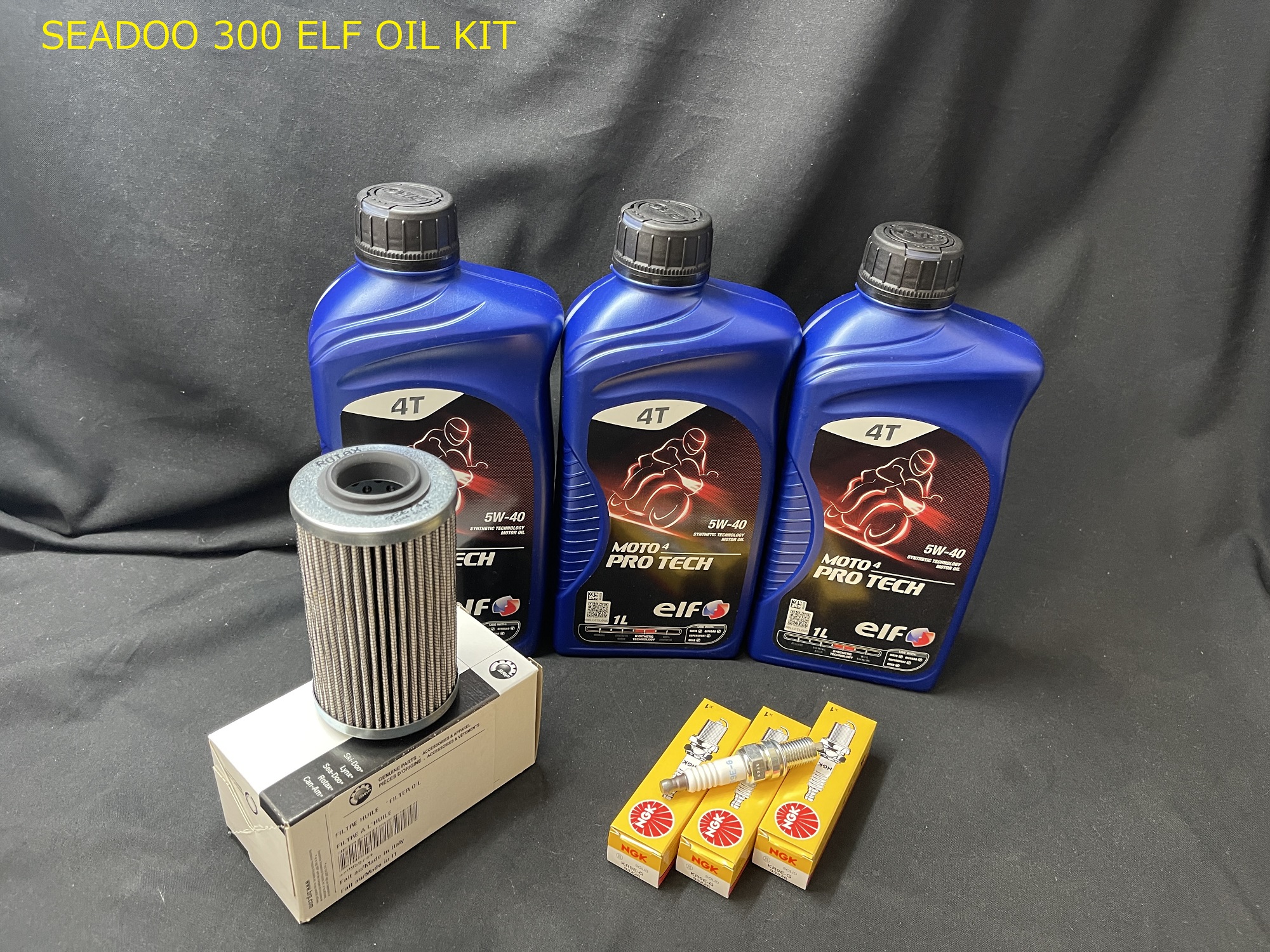 【OIL-SD300-KIT-002E】elf シードゥ オイルメンテナンスセット 300シリーズ