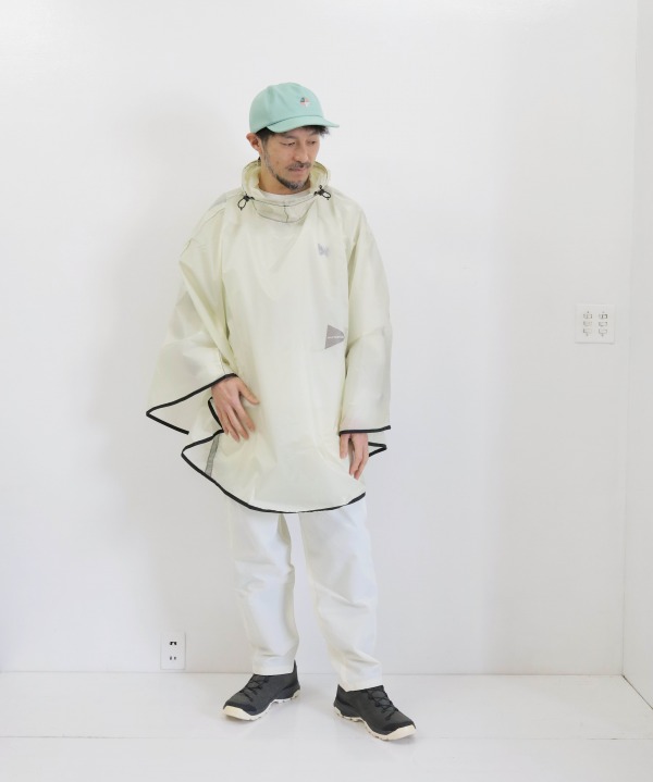 アンドワンダー/and wander   sil poncho（全3色）
