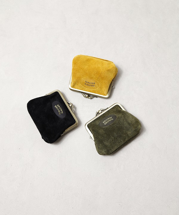 ブラウンブラウン/Brown Brown　がま口ウォレット