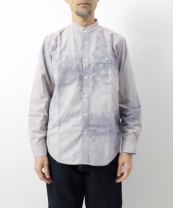 ボヘミアンズ/Bohemians   LAVENDER CLOUD CH STAND COL SHIRTS