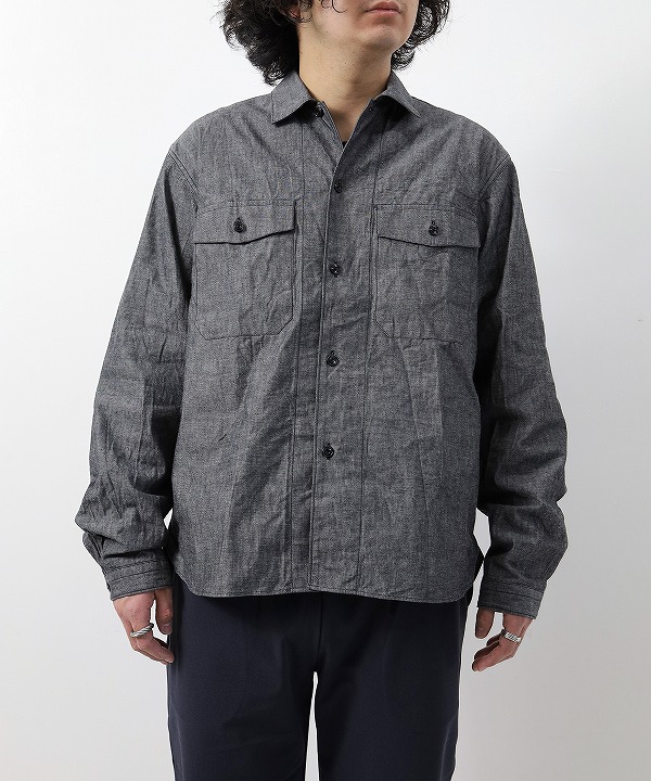ブレナ/BRENA    FLAP - 7.5oz VINTAGE FRENCH CHAMBREY -