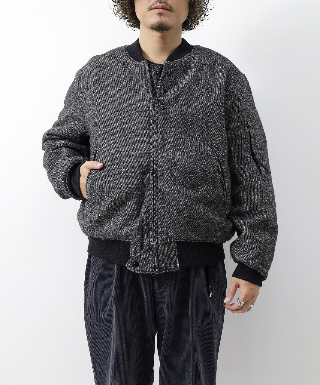 エンジニアド ガーメンツ/Engineered Garments　Aviator Jacket - WP Shaggy Twill