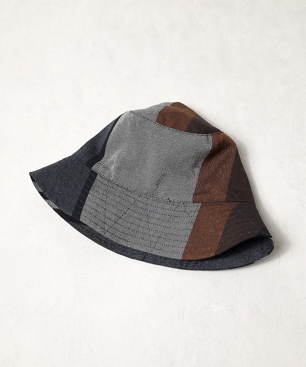 エンジニアド ガーメンツ/Engineered Garments　　Bucket Hat - Wide Stripe Worsted Wool