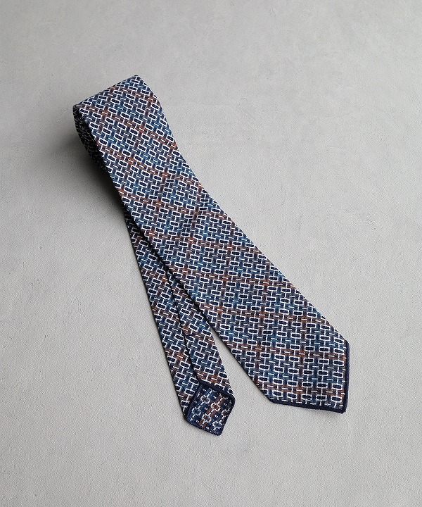 エンジニアド ガーメンツ/Engineered Garments   Neck Tie- Cotton Geo Jacquard