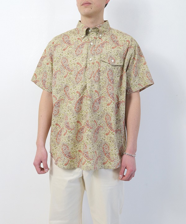 エンジニアド ガーメンツ/Engineered Garments    Popover BD Shirt -  Cotton Paisley Print