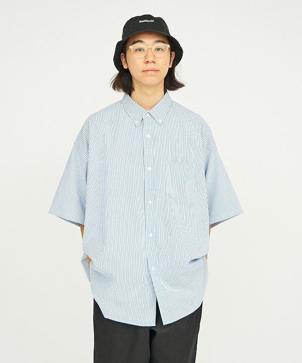 フレッシュサービス/FreshService   DRY OXFORD CORPORATE S/S B.D. SHIRT（全２色）