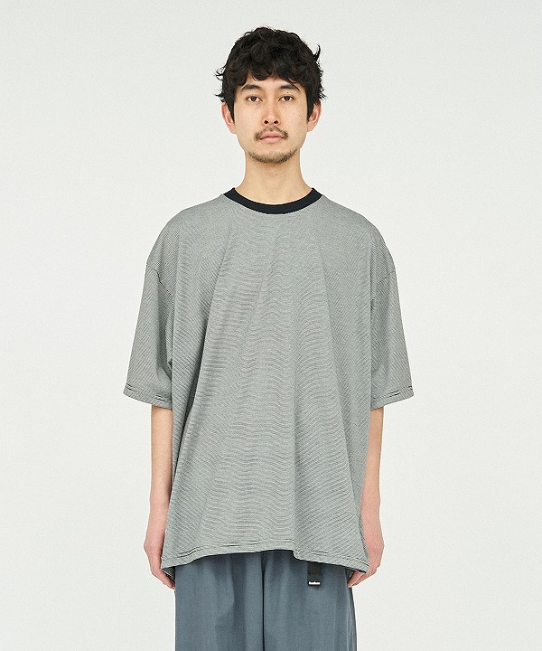 フレッシュサービス/FreshService　MICRO BORDER S/S TEE（全２色）