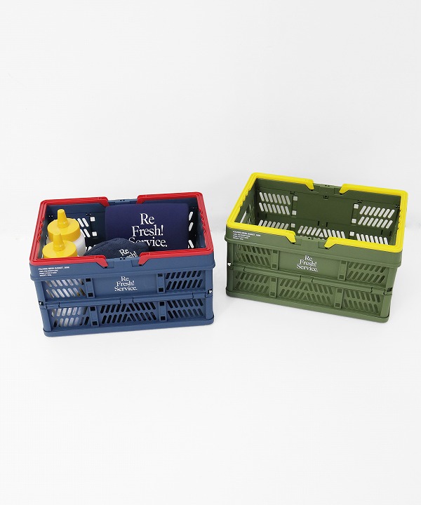 フレッシュサービス/FreshService　"ReFresh!Service." SAUNA FOLDING MESH BASKET(全2色）