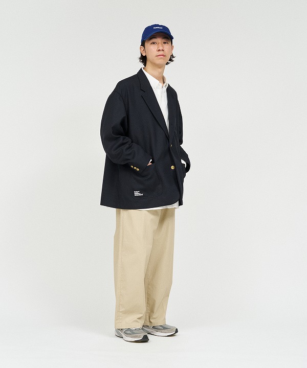 フレッシュサービス/FreshService　WOOL SERGE COLLEGE BLAZER