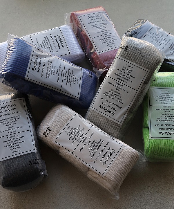 フレッシュサービス/FreshService　Original 3-Pack  Socks (全8色)