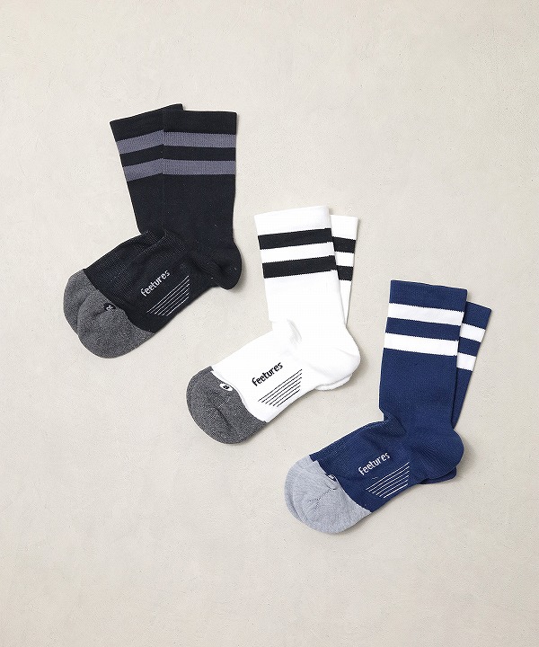 フィーチャーズ/Feetures 　ELITE LIGHT CUSHION MINI CREW（全3色）