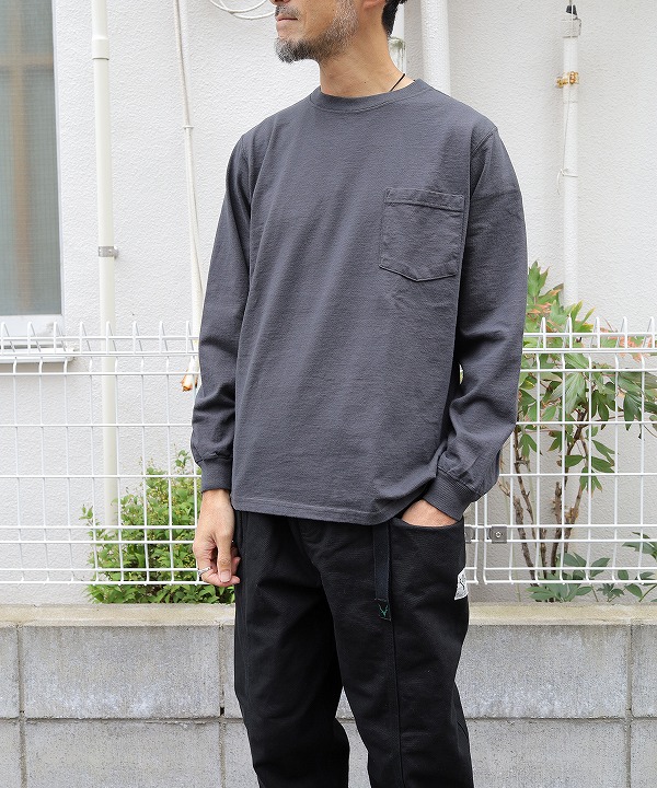 グッドウェア/Goodwear 　L/S POCKET TEE (全5色)