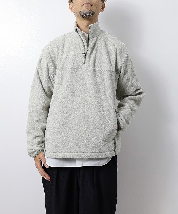 ハブオフデューティ/HAVEOFFDUTY   FLEECE HALF ZIP SHIRTS（全２色）