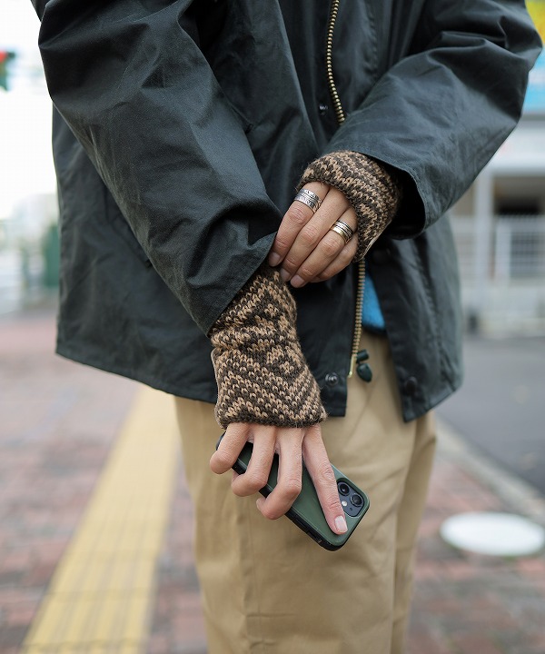 ハイランド2000/HIGHLAND2000　WOOL Mittens w/suede（全２色）
