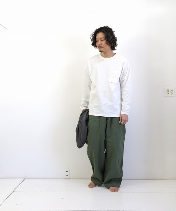 ジャックマン/Jackman　Pocket Long Sleeve T-Shirts（全2色）