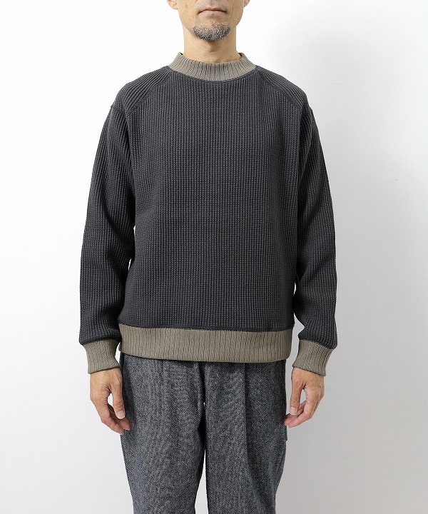 ジャックマン/Jackman　Waffle Mid-neck（全5色）