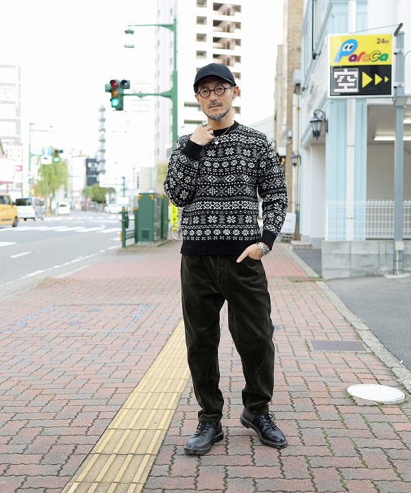 ジャミーソンズ/Jamieson's    Nordic Crew Neck Pullover（全2色）