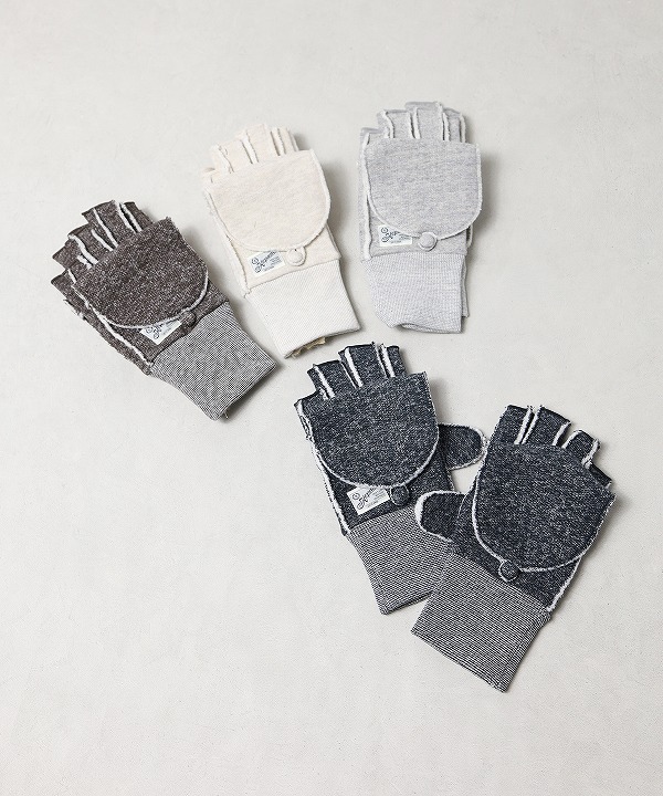 ケパニ/Kepani 　フィンガーレスミトンスウェット手袋（全4色）