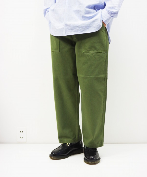 ハツキ/HATSKI　Loose Tapered Utility Trouser