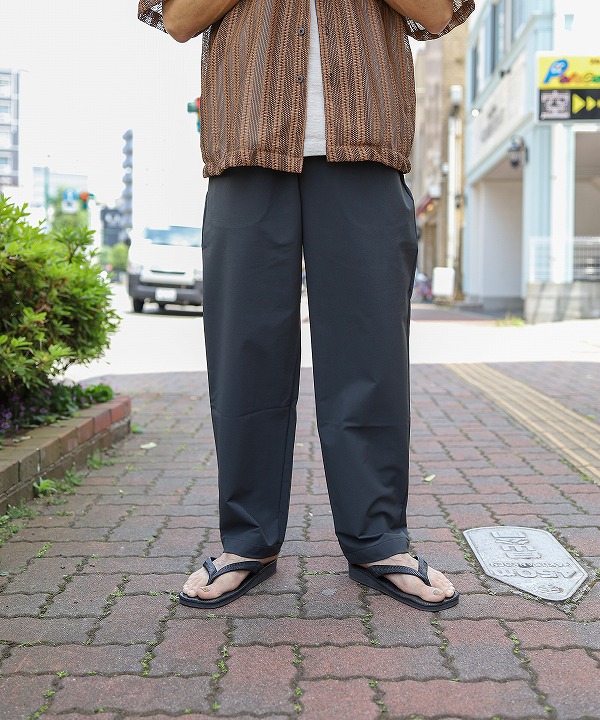 マニュアルアルファベット/Manual Alphabet　 4WAY NYLON EASY TAPERED PANTS（全2色）