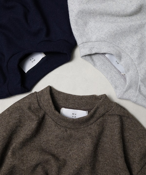 ムヤ/MUYA   Crew neck T-shirts（全3色）