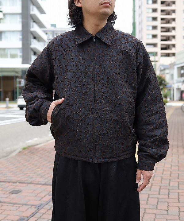 ニードルズ/Needles　CB Gusset Sports Jacket - Leopard Jacquard（全2色）