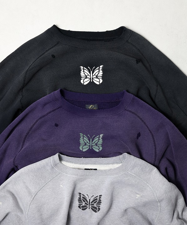ニードルズ/Needles     Deconstructed Sweat Shirt - Cotton French Terry（全3色）