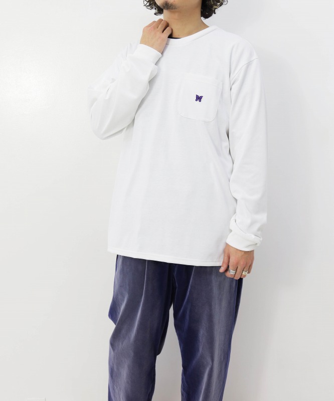 Needles/ニードルズ　L/S Crew Neck Tee - Poly Jersey (全3色)