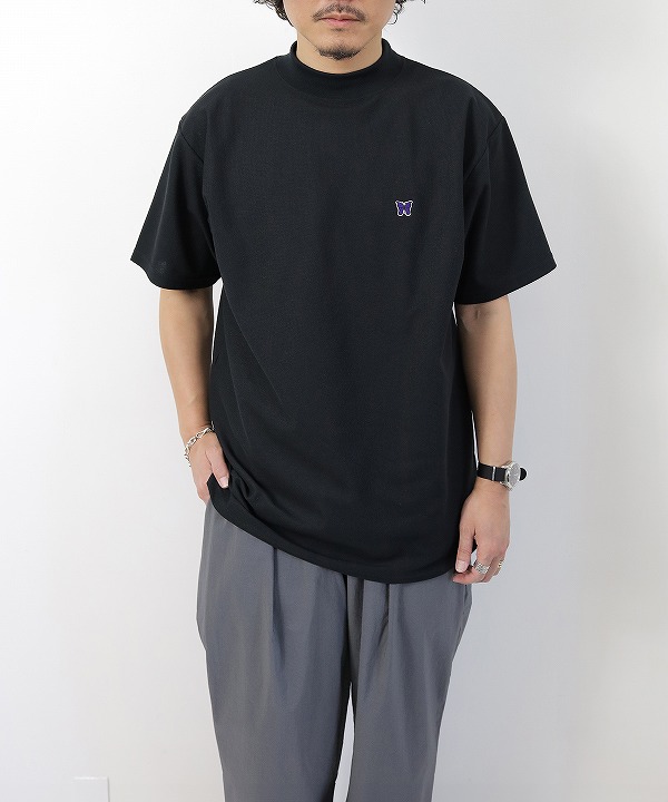 ニードルズ/Needles　S/S Mock Neck Tee - Poly Pique (全２色)