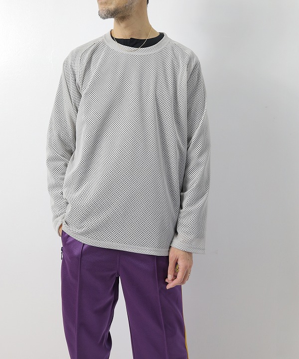 ニードルズ/Needles 　L/S U-Neck Tee - Raschel Lace（全2色）