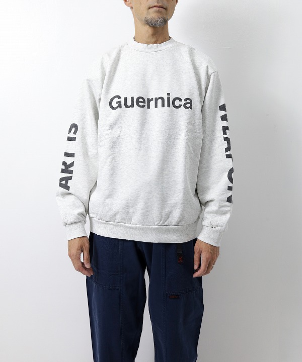 ノットオーイーエム / NOT OEM   Guernica Crew Sweat（全２色）