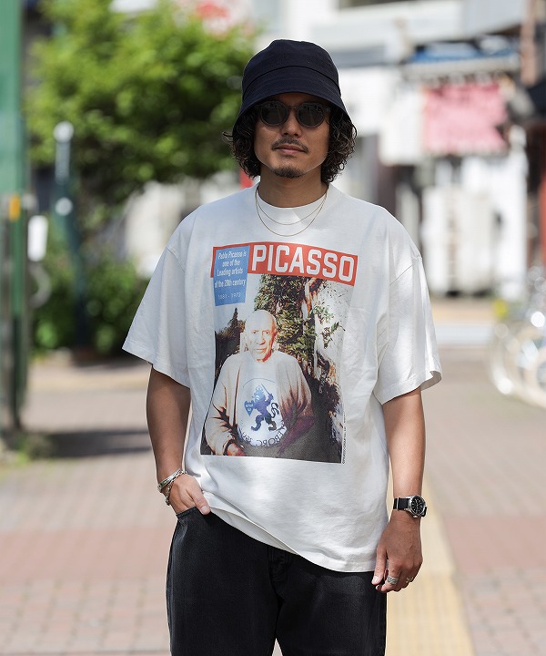 ノットオーイーエム / NOT OEM   PICASSO MAGAZIN TEE(全2色)